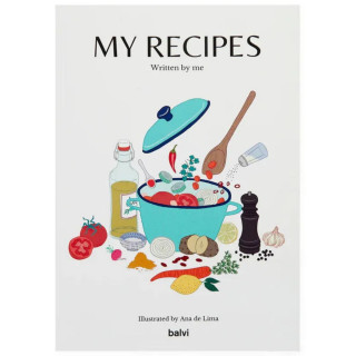 SVESKA MY RECIPES A5 PAPIR 