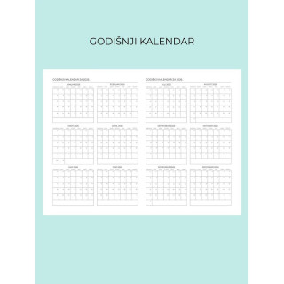 PLANER ROZE BIJELI MODA I TAKO TO 