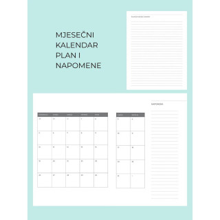 PLANER ROZE BIJELI MODA I TAKO TO 