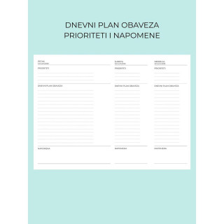 PLANER ROZE BIJELI MODA I TAKO TO 