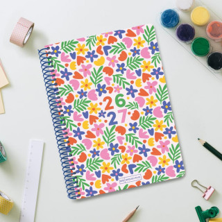 PLANER PLUS W/V FLOWERY 26_27 