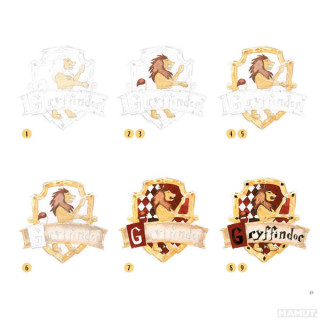 Harry Potter : čarolija boja : 32 korak po korak magična projekta za crtanje i b 