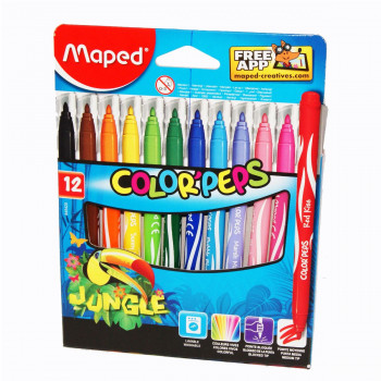 FLOMASTERI MAPED JUNGLE 12/1 