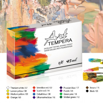 TEMPERA 45ml VERM.CRVENA 