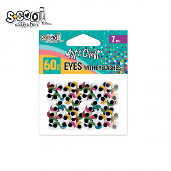 KRAFT S-COOL OČI SA TREPAV.MIX BOJA 7mm 1/60 SC2030 