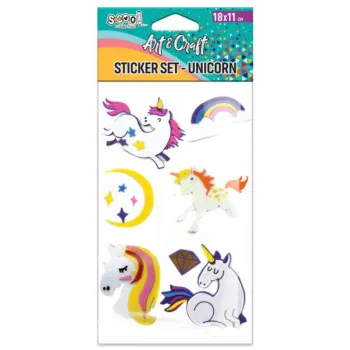 KRAFT UKRASNI STIKER 3D UNICORN SC2606 