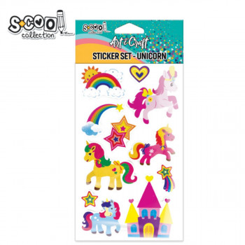 KRAFT UKRASNI STIKER 3D UNICORN SC2804 