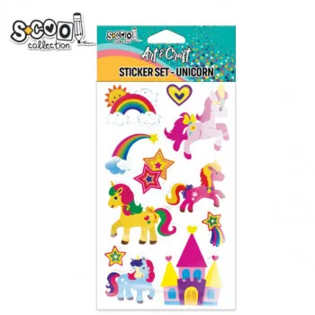 KRAFT UKRASNI STIKER 3D UNICORN SC2804 