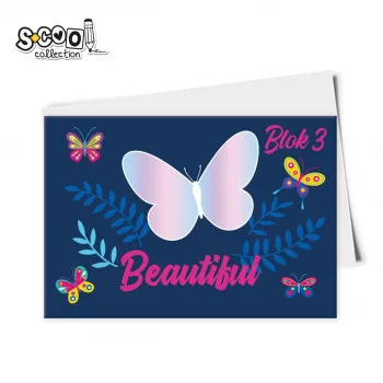BLOK ZA CRTANJE GIRLS DESIGN No.3 330*220MM 10SHEETS 110GR 