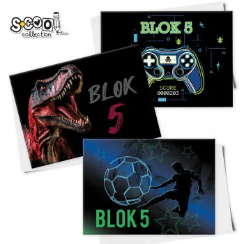 BLOK ZA CRTANJE BR.5 MUSKI MOTIVI SC3531 