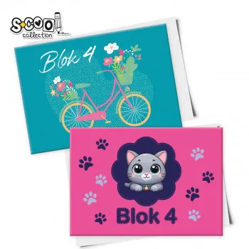 BLOK ZA CRTANJE BR.4 ZENSKI MOTIVI SC3532 