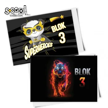 BLOK ZA CRTANJE BR.3 MUSKI MOTIVI SC3535 
