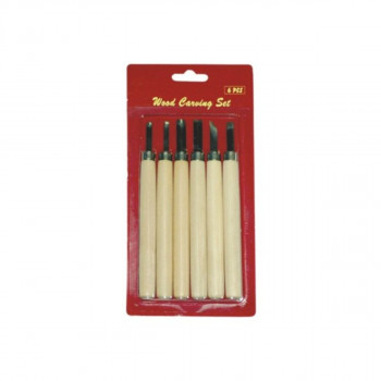 WOOD CARVING SET 1/6 