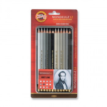 DRV.BOJE AKVAREL 1/12 GREY LINE 