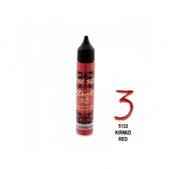 KONTUR PASTA 3D CADENCE RED 5133 