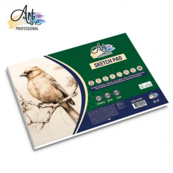 BLOK ZA SKICIRANJE B4 360*260MM 25L.135GSM EXTRA WHITE FSC. LANDSCAPE 
