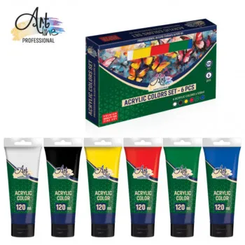 AKRILNE BOJE SET 6*120ML ART075 