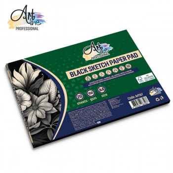 BLOK ZA SKICIRANJE A4 20L.150GSM BLACK SPIR. LANDSCAPE ART167 