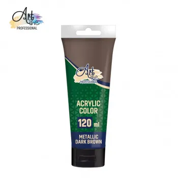 AKRILNA BOJA S-COOL 120ML  METALLIC DARK BROWN 