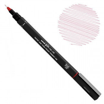 MARKER UNI PIN 01-200 RED 