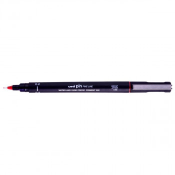 MARKER UNI PIN 02-200 RED 