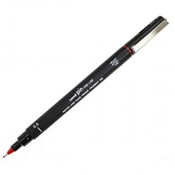 MARKER UNI PIN 05-200 RED 
