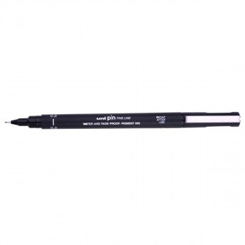 MARKER UNI PIN 02-200 BLACK 