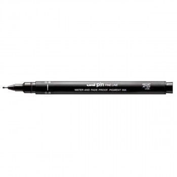 MARKER UNI PIN 08-200 BLACK 