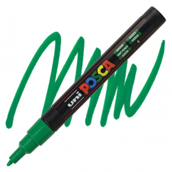 MARKER UNI PC-3M POSCA ZELENI 