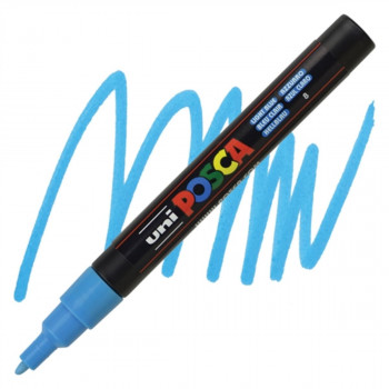 MARKER UNI PC-3M POSCA SVIJETLO PLAVI 