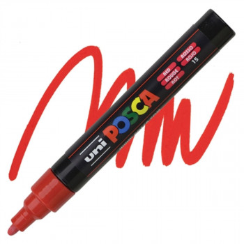 MARKER UNI PC-5M POSCA CRVENI 