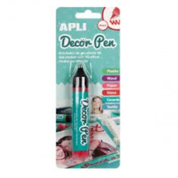 GEL MARKER 3D PEARL RED 1U 