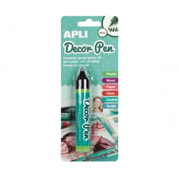 GEL MARKER 3D PEARL GREEN 1U 