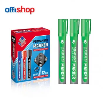 MARKER PERMANENT OBLI ZELENI 2.0-4.0 OFFISHOP 
