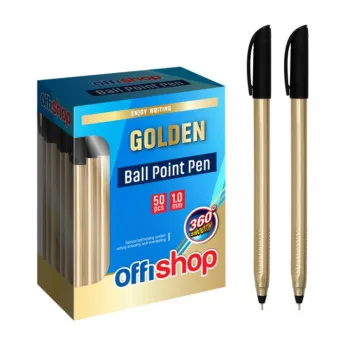 HEMIJSKA OLOVKA GOLDEN 1,0MM BLACK 50PCS 