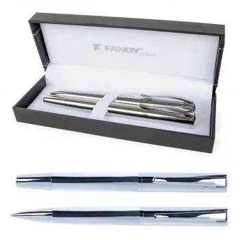 PISAĆI SET DELTA HEM.OL.+NALIV PERO SILVER 