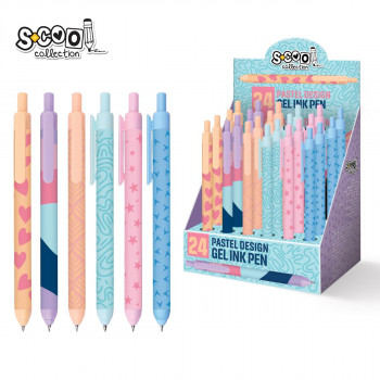 GEL OLOVKA PASTEL DESIGN 0.7MM 1/24 SC3490 