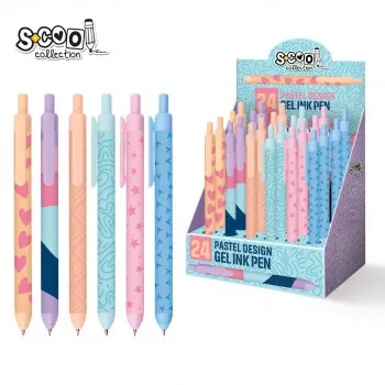 GEL OLOVKA PASTEL DESIGN 0.7MM 1/24 SC3490 