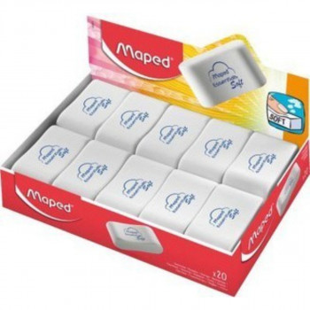 GUMICA ESSENTIALS SOFT BIJELA MAPED 