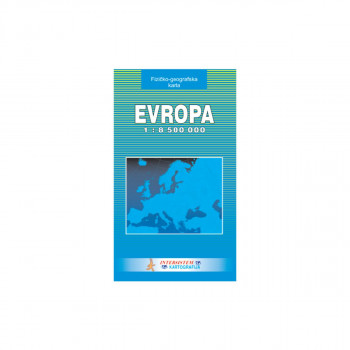 GEOGRAFSKA KARTA EVROPE LAT. 