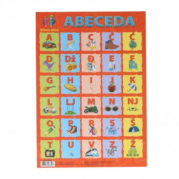 UČIMO SLOVA ABECEDA A4 