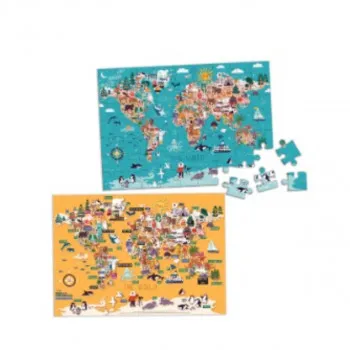 GREB GREB PIKTO MAPA WORLD PUZZLE 
