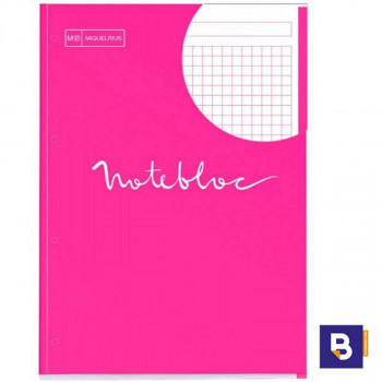 SVESKA A4 80 KARO 90G EMOTIONS MAGENTA MR 