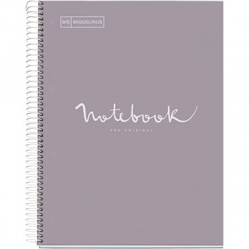 SVESKA A4 80 DOTS 90G EMOTIONS GREY 