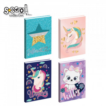 SVESKA A5 TP 80L S-COOL PREMI.GIRL'S KARO 