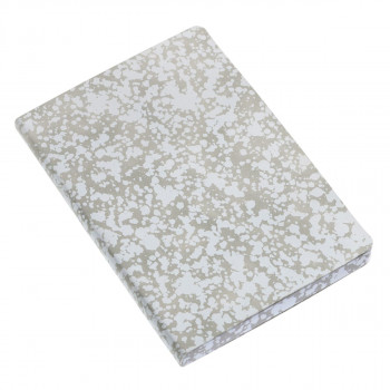 SVESKA A5 PLAIN PRINTED EDGE GREY B 