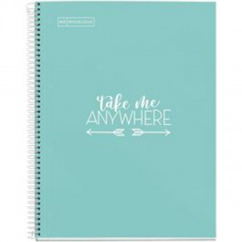 SVESKA A4 80 DOTS 90G MESSAGES SKY BLUE 
