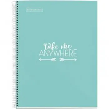 SVESKA A4 80 DOTS 90G MESSAGES SKY BLUE 