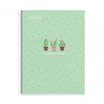 SVESKA A4 80 SQU. 90G CACTUS MINT 