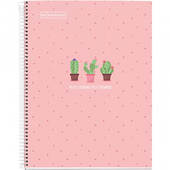 SVESKA A5 80 SQU. 90G CACTUS PINK 